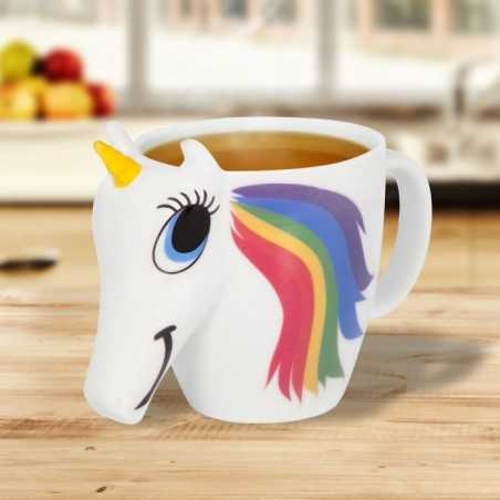 Mug 3D thermoréactif Licorne