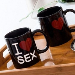 Mug thermoréactif I love Sex