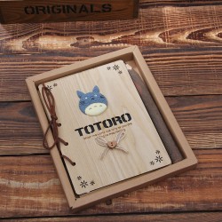 Carnet de note Totoro et crayon en bois