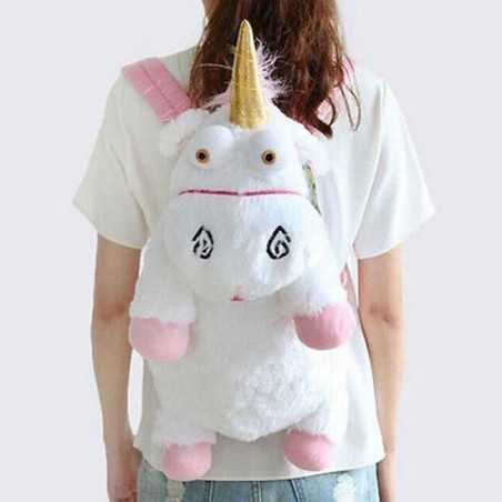 Large Unicorn Backpack Cartoon Shoulder Bag Cute Unicorn Plush Toy Give The Child A Gift