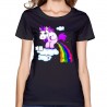 T-Shirt Licorne Pet Arc-En-Ciel