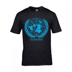 T-shirt Terre plate Fly Earth Society
