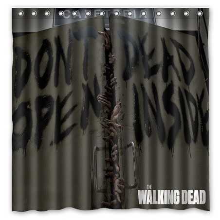 Walking Dead rideau de douche Dead Inside - boutique geek - Cadeau Geek