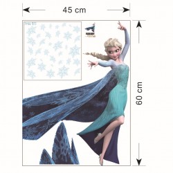 Sticker Reine des Neiges Elsa Défilement