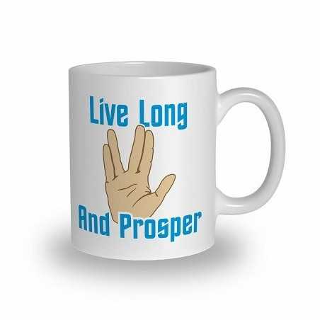 Mug Salut Vulcain Spock Star Trek - boutique geek - Cadeau Geek