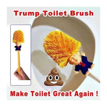 Brosse de Toilette Donald Trump - boutique geek - Cadeau Geek